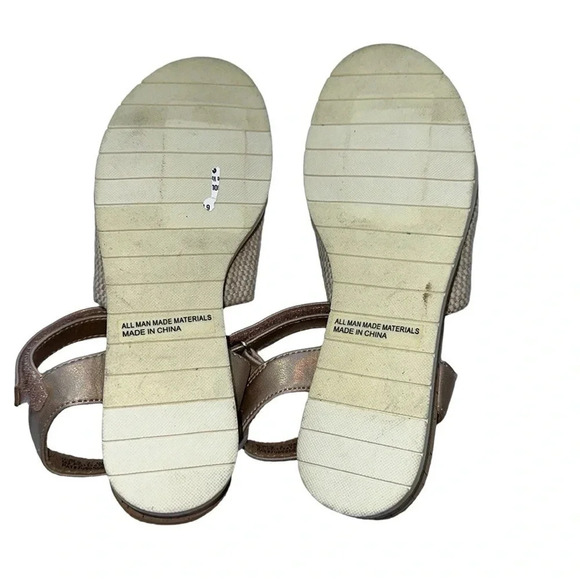 Dolce Vita DV Davis Rose Gold Canvas Sandal Size 3 - Picture 5 of 5